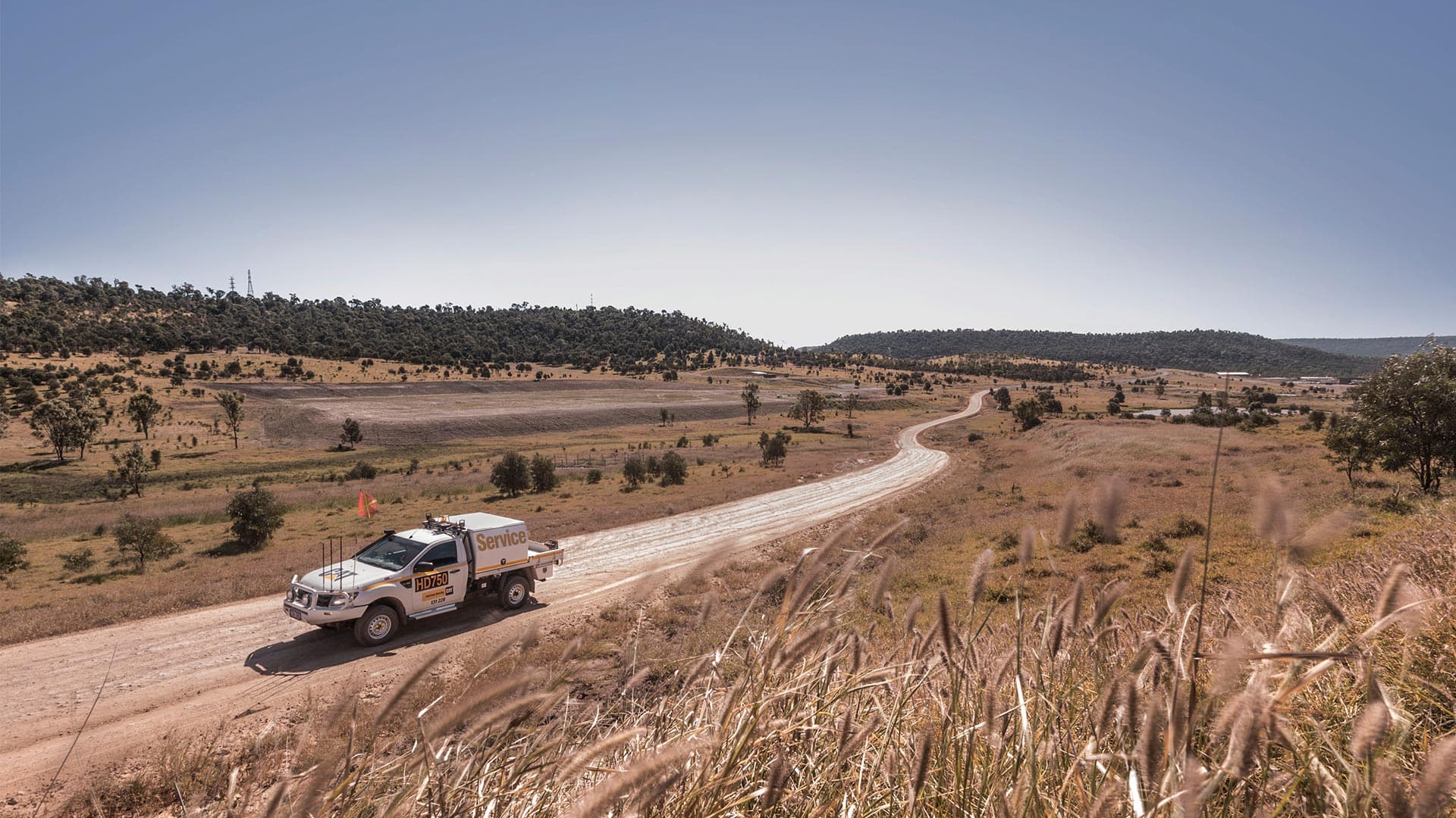 Field Service Truck in outback